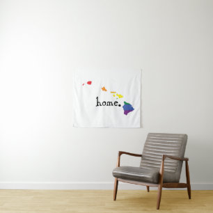 Gay Pride Home   Hawaii Tapestry