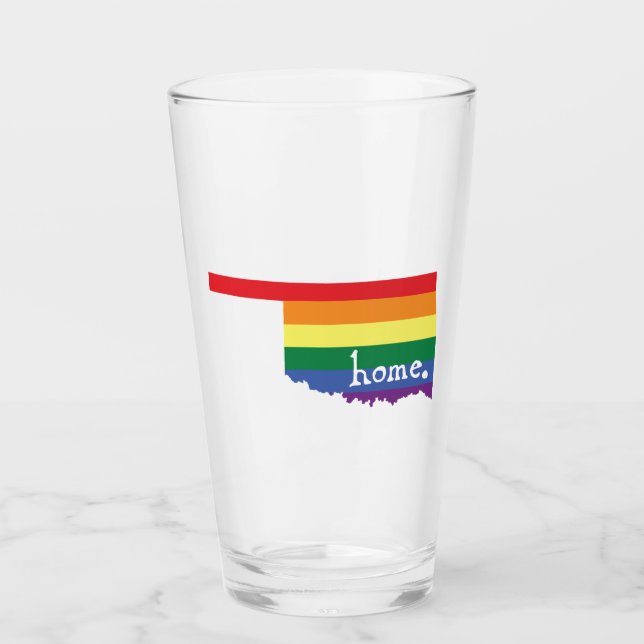 Gay Pride Home | Oklahoma Glass (Front)