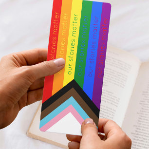 Gay Pride Intersection Rainbow Flag Bookmark