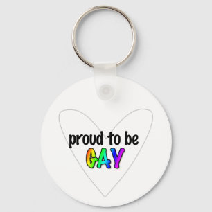 Gay Pride Keychain