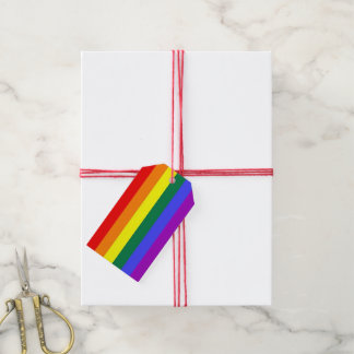 Gay Pride LGBT Rainbow Flag Gift Tags