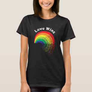 Gay Pride Love Wins Saying Lgbtq Equal Rights Supp T-Shirt
