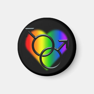 Gay pride Magnet Homme de même sexe Aimer Magnet