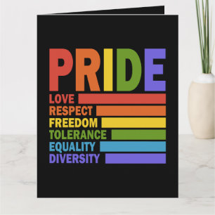 Gay Pride Month LGBT Card