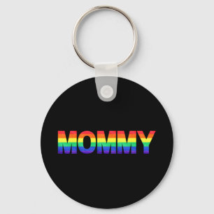 Gay Pride Month Lgbtq Mothers Day Rainbow Flag Que Keychain