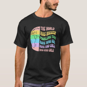 Gay Pride Month Rainbow Lgbt The World Has Bigger  T-Shirt