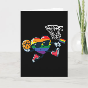 Gay Pride Month Sketll Heart Lgbtq Ally Rainbow Me Card