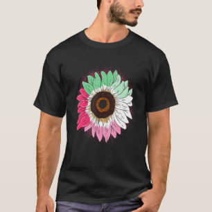 Gay Pride Month Sunflower Abrosexual Flag Lgbtq Ab T-Shirt