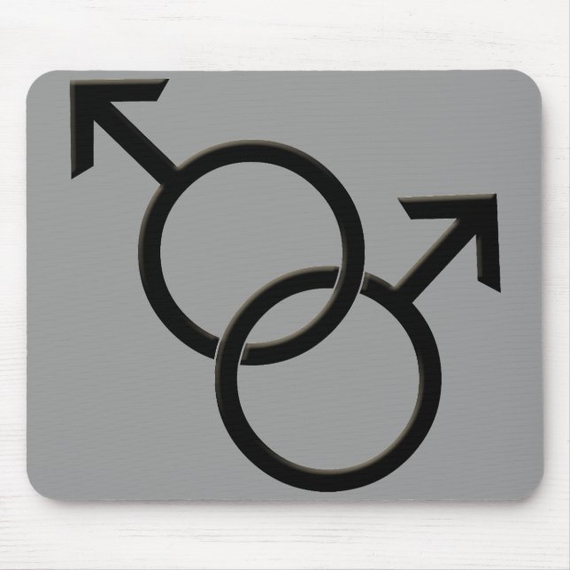 Gay Pride Mousepad Gay Pride Mousepads & Decor (Front)