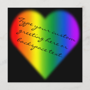 Gay Pride Party Invitations Same-Sex Love Cards