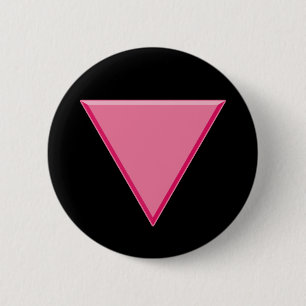 Gay Pride Pink Triangle 2 Inch Round Button