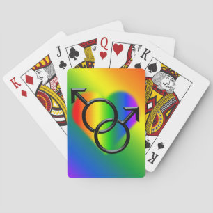 Gay Pride Playing Cards Rainbow Love Game Cards