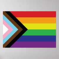 Gay Pride Rainbow Flag Progressive LGBTQIA+
