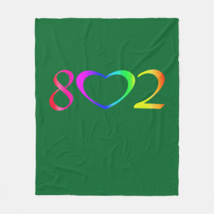 Gay Pride Rainbow Fleece Blanket