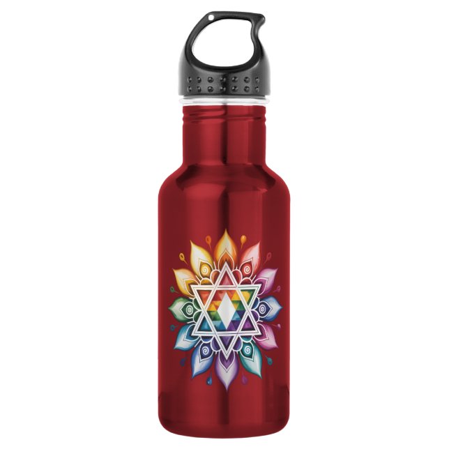 Gay Pride Rainbow LGBT 532 Ml Water Bottle (Front)