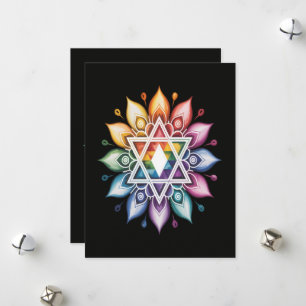 Gay Pride Rainbow LGBT Holiday Card