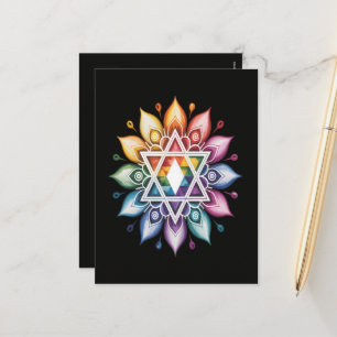 Gay Pride Rainbow LGBT Holiday Postcard