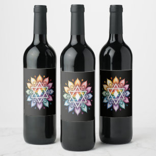 Gay Pride Rainbow LGBT Wine Label