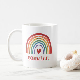 Gay Pride Rainbow Personalized Coffee Mug