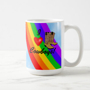 Gay Pride Rodeo-Rainbow Coffee Mug