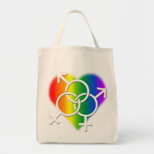 Gay pride Sac fourre-tout LGBT Rainbow Love Shoppi