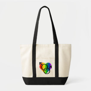Gay pride Sac fourre-tout Rainbow Love Shopping Ba