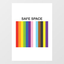 Gay Pride Safe Space Inclusive Colours