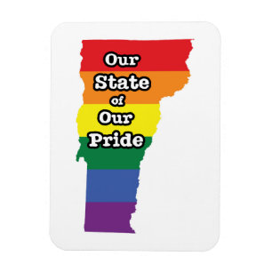 Gay Pride State Vermont Magnet