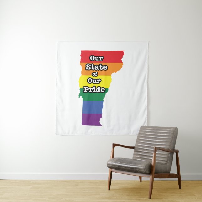 Gay Pride State | Vermont Tapestry (In Situ)