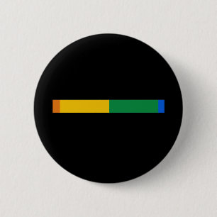 Gay Pride Stripe 2 Inch Round Button