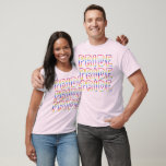 GAY PRIDE Sweet Rainbow Handlettering  T-Shirt<br><div class="desc">Customize this cool tee by adding your own text. Check my shop for more!

If you buy it,  thank you! Be sure to share a pic on Instagram of it in action and tag me @shoshannahscribbles :)</div>