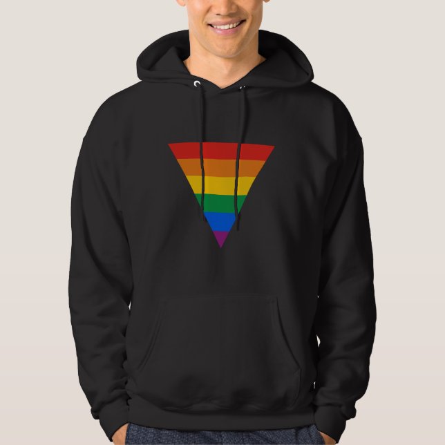 Gay Pride T-shirt Hoodie (Front)