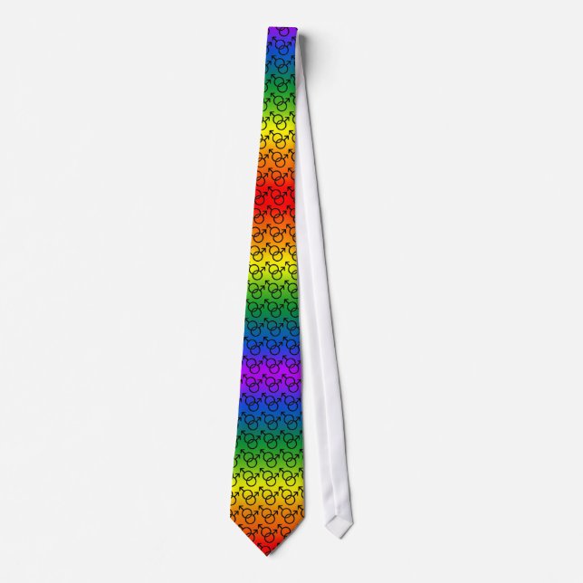 Gay Pride Ties Same-Sex Gay Pride Neckties (Front)