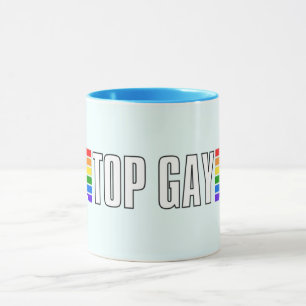 Gay Pride Top Gay Pride Rainbow Flag LGBT LGBTQ Mug