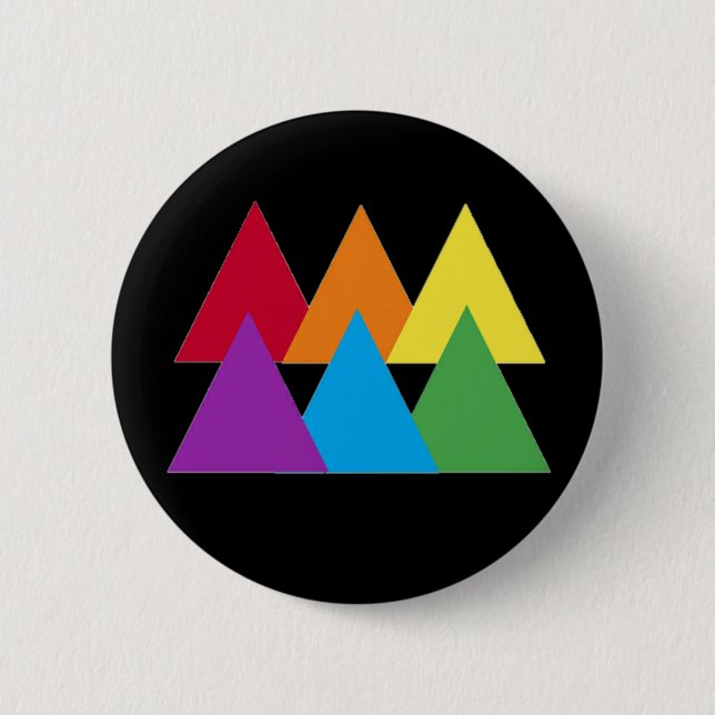 Gay Pride Triangle Pin (Front)