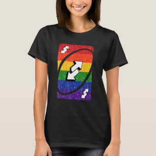 Gay Pride Uno Card T-Shirt