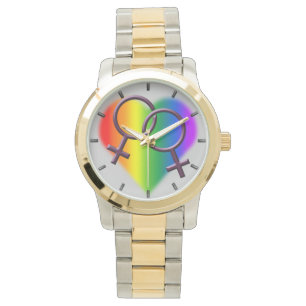 Gay Pride Watch Same-Sex Love Wrist Watches Gifts