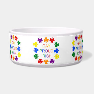 Gay Proud Irish LGBT Rainbow Shamrocks
