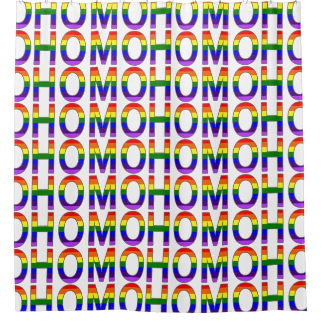 Gay Rainbow Flag Colours Homo (Front)