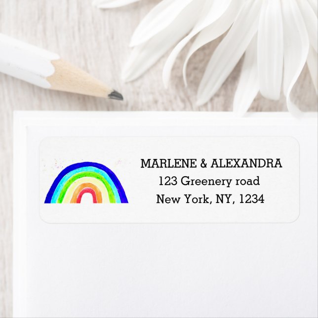 Gay Rainbow LGBT Lesbian Pride Labels (Insitu)