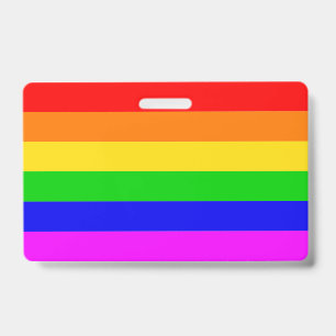 Gay Rainbow Transgender Rainbow Flag Badge