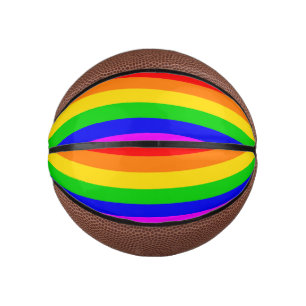 Gay Rainbow Transgender Rainbow Flag Mini Basketball