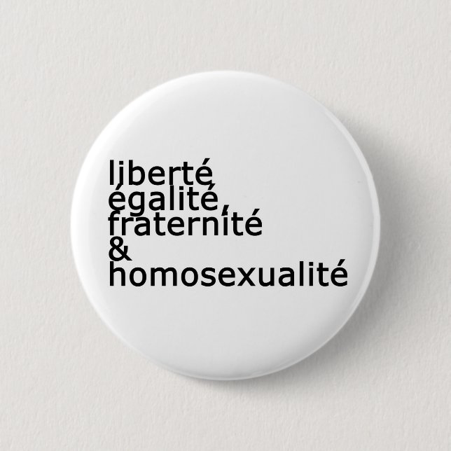 Gay Revolutionary 2 Inch Round Button (Front)