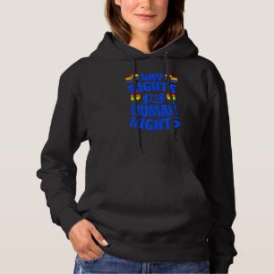 Gay Rights Are Human Rights Cute Lgbtq Gay Rights  Hoodie