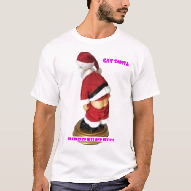 gay santa 3 T-Shirt (Front)