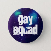 Gay Squad Customizable Galaxy 2 Inch Round Button (Front)