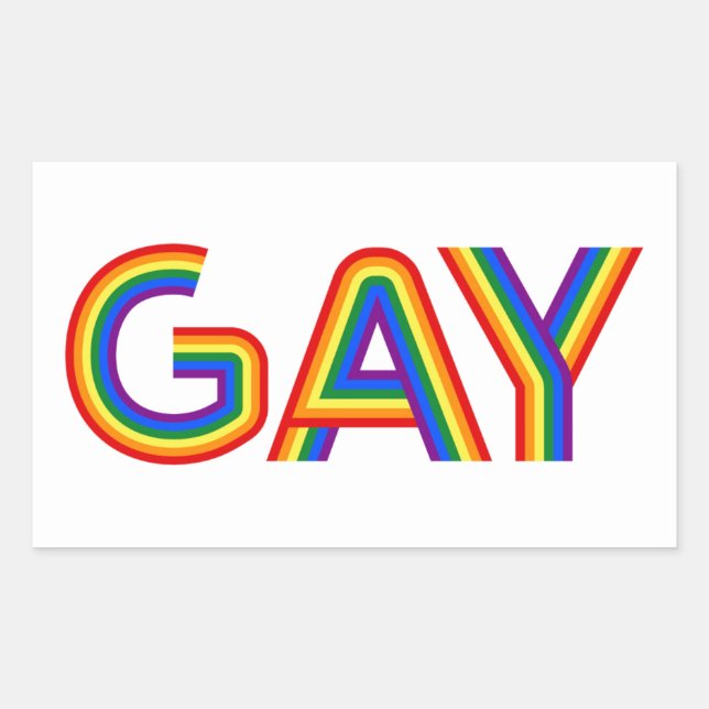 GAY STICKER (Front)