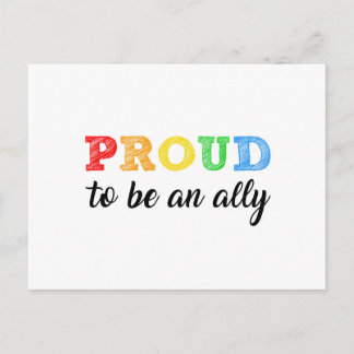 Gay Straight Alliance Ally Postcard