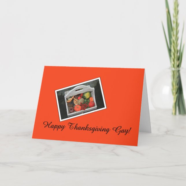 gay thanksgiving card (Front)