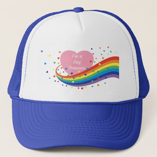 Gay Treasure Trucker Hat (Front)
